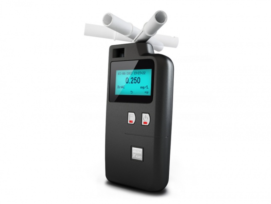 Alkomat elektrochemiczny ALKOHIT X100 Dowodowy z drukarką – zdjęcie 2