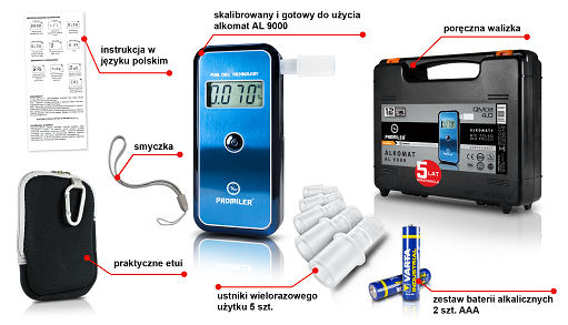 Alkomat AL-9000 marki Promiler – zdjęcie 2