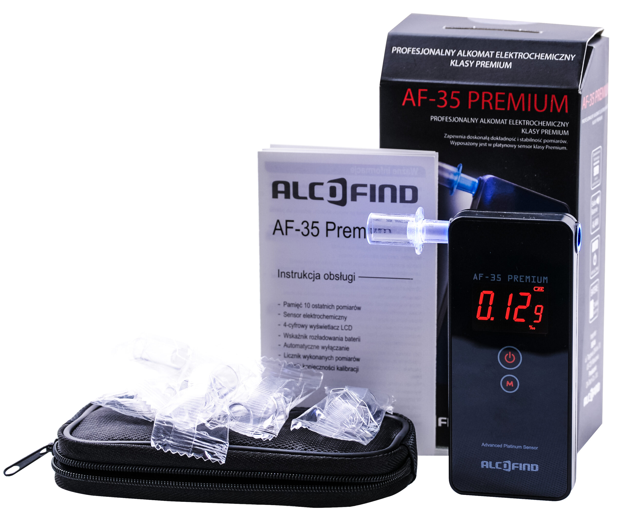 Alkomat marki AlcoFind AF-35 Premium z Dożywotnią Gwarancją oraz adiustacją w pakiecie - obrazek 13
