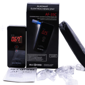 Alkomat elektrochemiczny AlcoFind AF-35C + certyfikat – zdjęcie 6
