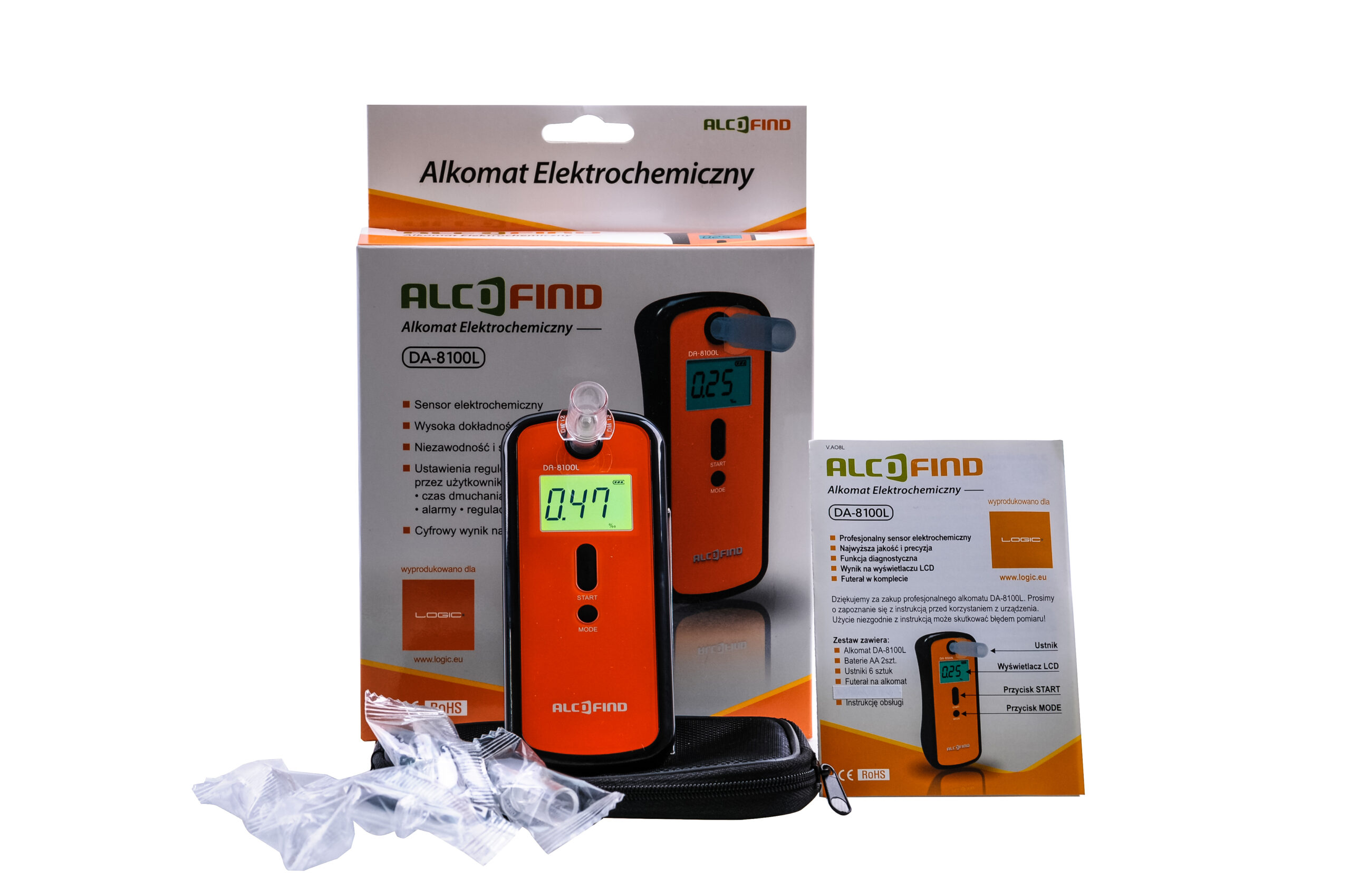 Alkomat AlcoFind DA-8100L do użytku osobistego - obrazek 8