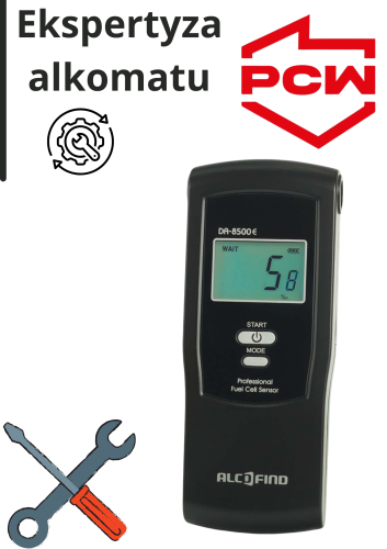 Alkomat AlcoFind DA-8500E – urządzenie objęte ekspertyzą