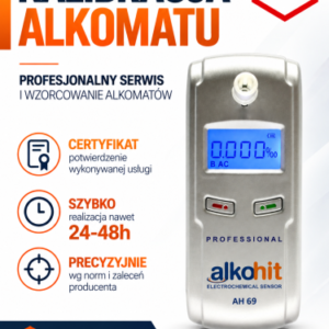 Kalibracja alkomatu AlcoHit AH69 – urządzenie objęte kalibracją