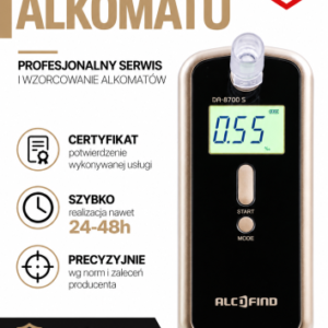 AlcoFind DA-8700S – urządzenie objęte kalibracją